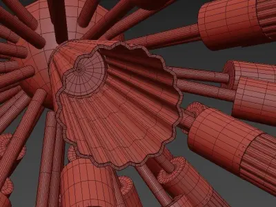 WATERFALL SPUTNIK 3D model