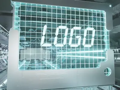 Technology space shuttle tunnel 3D model