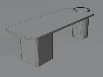 Coffee table Dia Free 3D model