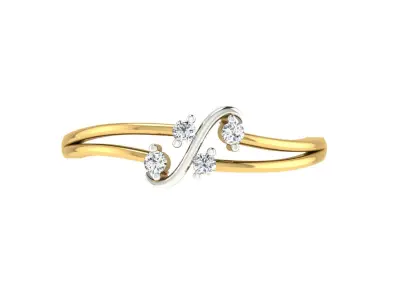 Women Ring  Render 3dm STL OBJ FBX Details 3D print model 267