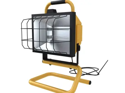 Halogen Work Lamp 3D model