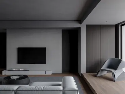 Apartment interior scenes          3D model