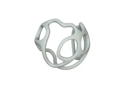 SciFi Cube Object No 21461 Low Poly Shape Texture
