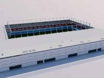 New National Stadium - Luxembourg 3D model