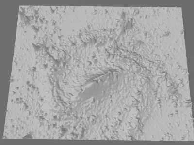 NGC 1073 deep sky object 3d software analysis 3D print model