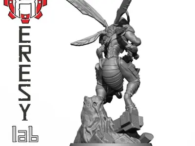 HL202 - Greater God Wasp 3 3D print model