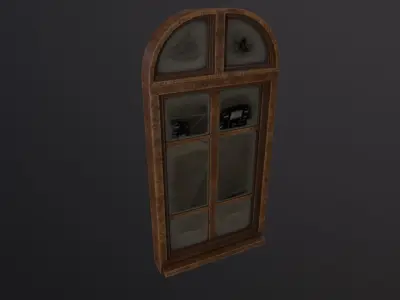 Old Window 3D Model Low-poly 3D model
