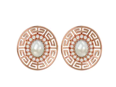 Light Minimalist Diamond Ring Earrings Pendant Set 3D print model buy