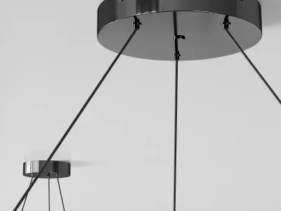 Cerchio Pendant light 3D model