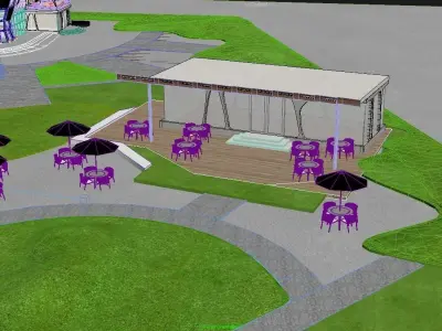 exterior  building office  Inovation center 3D model