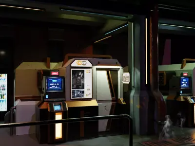 Sci-fi Modular  Low-poly 3D model Low-poly 3D model