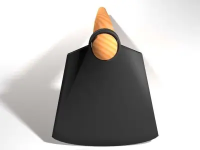 Farm Tool - Hoe 3D model
