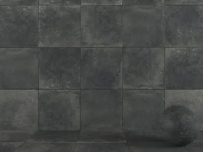 Flaviker Nordik Stone Black 80x80 Texture
