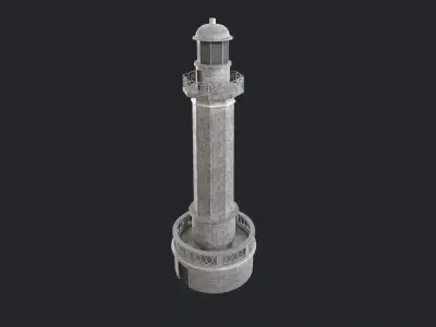 Lighthouse Low-poly 3D model Low-poly 3D model purchase