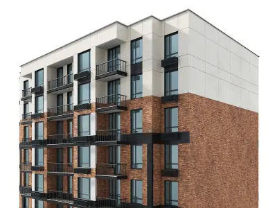 Residential Building 003 3D model