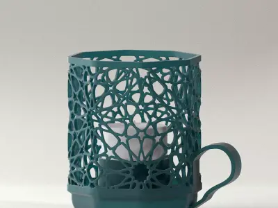 VOTIVE CANDLE HOLDER 3D print model