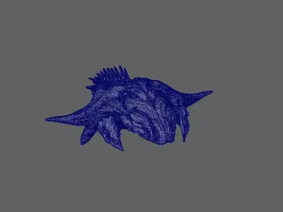 Space Ship 3D model 12