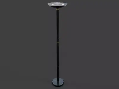 Torchiere Floor Lamp - Low Poly Low-poly 3D model