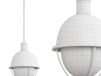 Tollis 1 Light Pendant by Luxdeco 3D model