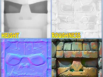 Stylized Wall Seamless Texture Texture 50