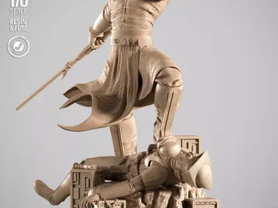 STAR WARS Savage Opress Sculpture 3D print model