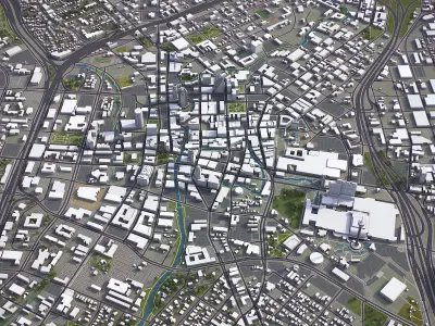 San Antonio Low-poly 3D model