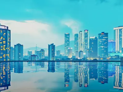 HDRI Night - Reimagined Ho Chi Minh City - V2 3D model