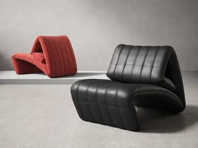 DS 266 Lounge Chair 3D model