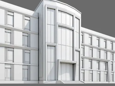 High School ID029 3D model