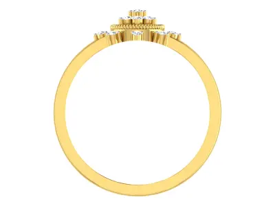 Women Ring Render 3dm STL OBJ FBX Details 3D print model 20