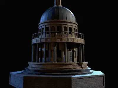 Architecture london dome 3D model