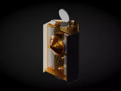 Sentinel-6 spacecraft 3D model
