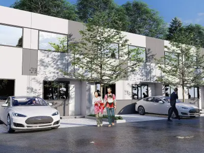 Modern House 3D Model 3 6 x 11 5 Meters Skp Lumion and DWG Files 3D model