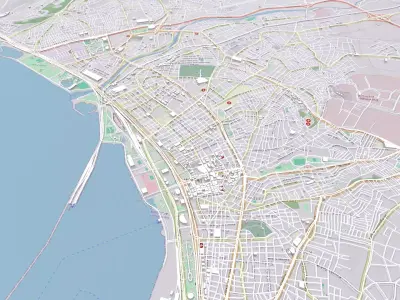 Cityscape Samsun Turkey 3D model