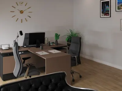office interior 3D model 20
