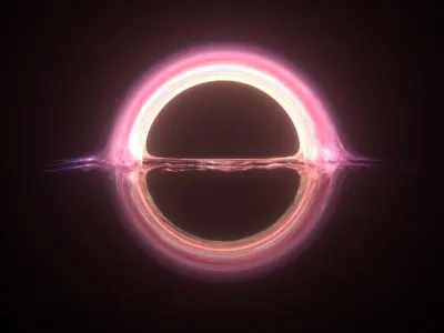 Black Hole 3D model
