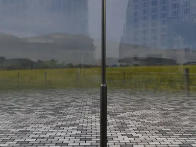 Street Light 12 version 2 3m with pole 3 Low-poly 3D model