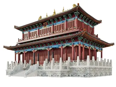 Imperial Palace Hall 3D model