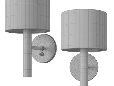 1stdibs Sven Mejlstrom MS Belysning sconce Low-poly 3D model