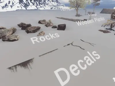 Spanish Cottage Low-poly 3D model