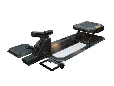 Ground object - lifting platform 3D model