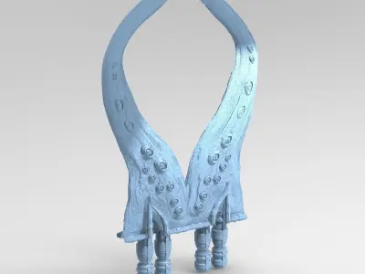 asteroid moon sword pillar portal 3D model