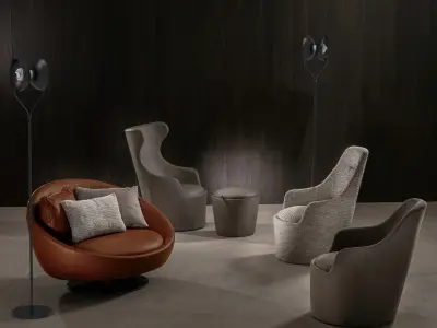 Black Hole COLLECTION FLOOR LAMP  Low-poly 3D model