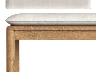 Globewest Lucy Bench Seat 3D model