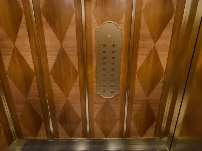 Mid-Century style Elevator Low-poly 3D model