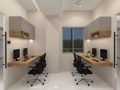 Shipping Office Interior 3D model