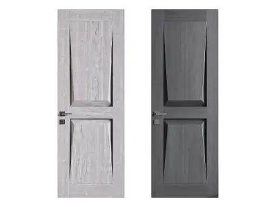 Modern entrance door 10 3D model