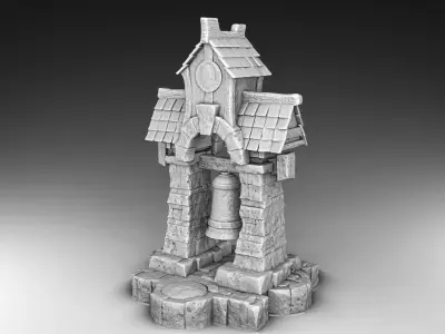 bell tower 3D print model