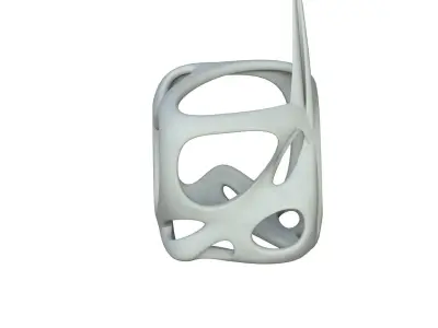 SciFi Cube Object No 16647 Low Poly Shape Texture