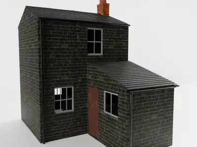 British Row Home 04 3D model